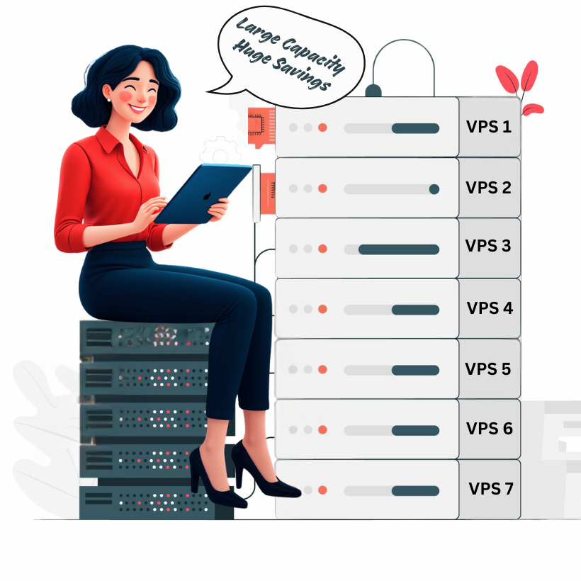 Large Capacity Storage VPS @hostaddon